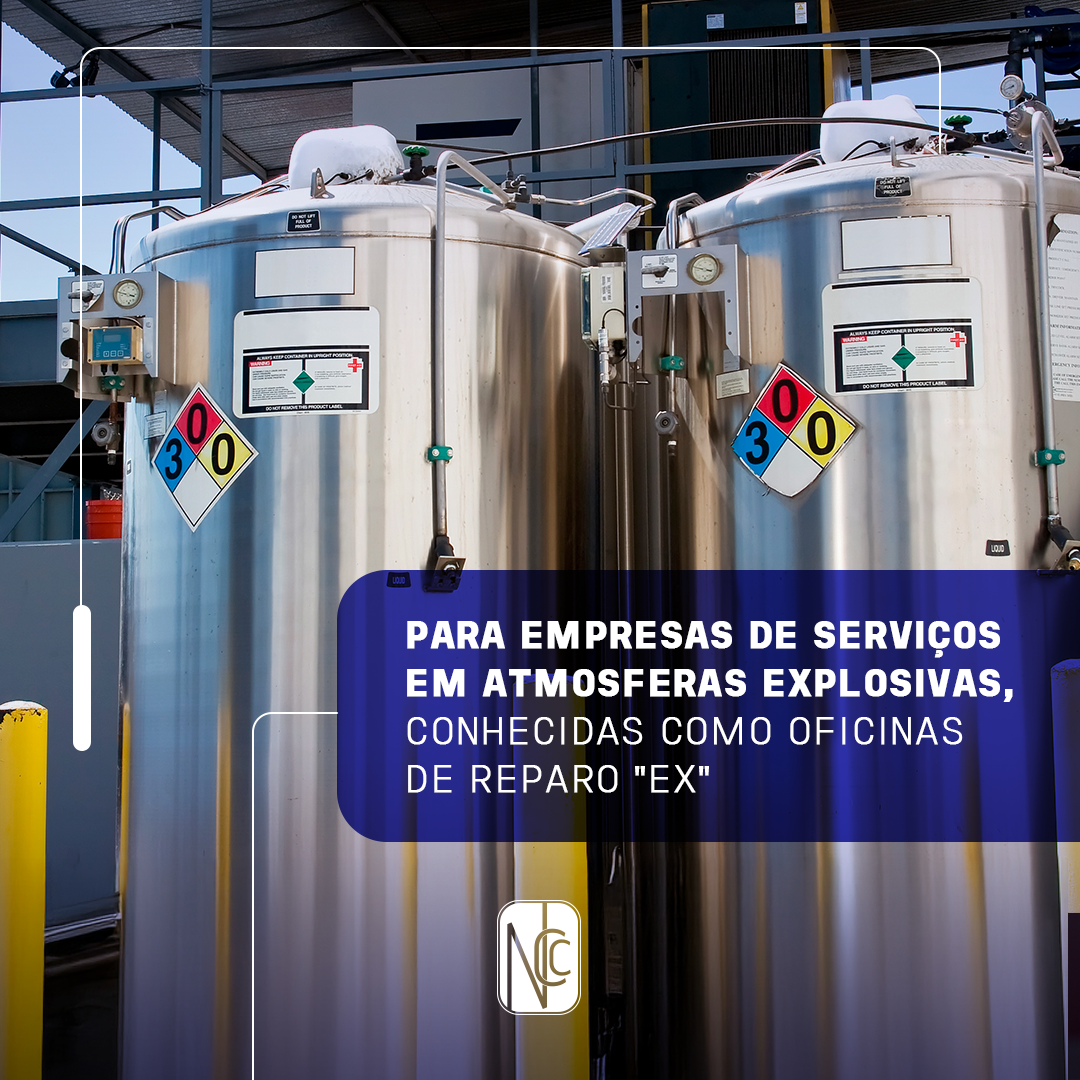 Certificação para Empresas de Serviços em Atmosferas Explosivas