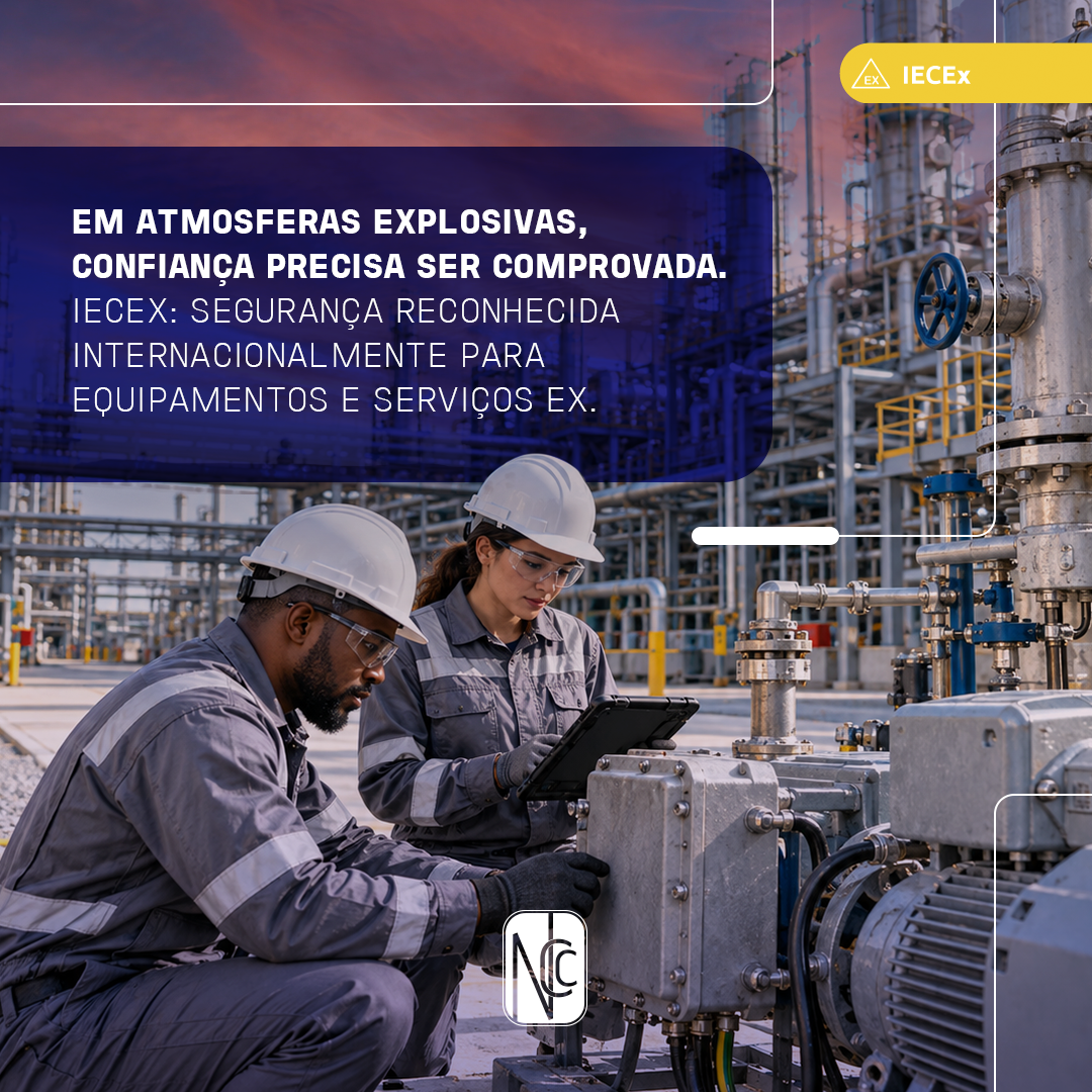  As etapas cobertas pela certificação IECEx de empresas de serviços 